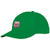 Branded Promotional HADES 5 PANEL CAP in Fern Green Baseball Cap From Concept Incentives.