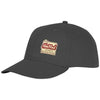 Branded Promotional ARES 6 PANEL CAP in Storm Grey Baseball Cap From Concept Incentives.