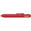 Branded Promotional EIGHT COLOUR PLASTIC BALL PEN in Red Pen From Concept Incentives.