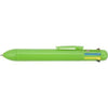 Branded Promotional EIGHT COLOUR PLASTIC BALL PEN in Light Green Pen From Concept Incentives.