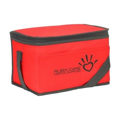 Branded Promotional KEEP-IT-COOL COOLING BAG in Red Cool Bag From Concept Incentives.