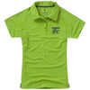 Branded Promotional OTTAWA SHORT SLEEVE LADIES COOL FIT POLO in Apple Green Polo Shirt From Concept Incentives.