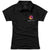 Branded Promotional OTTAWA SHORT SLEEVE LADIES COOL FIT POLO in Black Solid Polo Shirt From Concept Incentives.