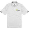 Branded Promotional KISO SHORT SLEEVE MENS COOL FIT POLO in White Solid Polo Shirt From Concept Incentives.