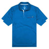 Branded Promotional KISO SHORT SLEEVE MENS COOL FIT POLO in Blue Polo Shirt From Concept Incentives.