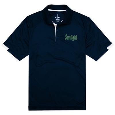 Branded Promotional KISO SHORT SLEEVE MENS COOL FIT POLO in Navy Polo Shirt From Concept Incentives.