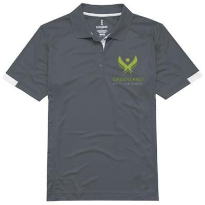 Branded Promotional KISO SHORT SLEEVE LADIES COOL FIT POLO in Steel Grey Polo Shirt From Concept Incentives.