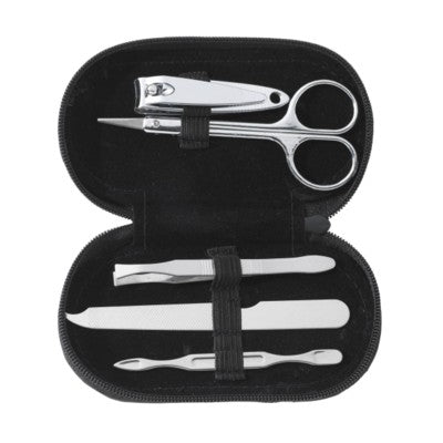 Branded Promotional MANUCARE MANICURE SET in Black Manicure Set From Concept Incentives.