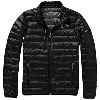 Branded Promotional SCOTIA LIGHT DOWN JACKET in Black Solid Jacket From Concept Incentives.