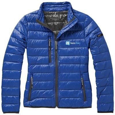 Branded Promotional SCOTIA LIGHT DOWN LADIES JACKET in Blue Jacket From Concept Incentives.