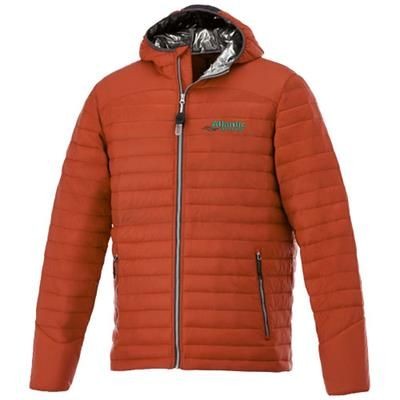 Branded Promotional SILVERTON MENS THERMAL INSULATED PACKABLE JACKET in Orange Jacket From Concept Incentives.