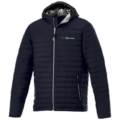 Branded Promotional SILVERTON MENS THERMAL INSULATED PACKABLE JACKET in Navy Jacket From Concept Incentives.