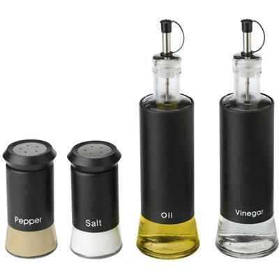 Branded Promotional OIL VINEGAR AND SALT-PEPPER HOLDERS Salt &amp; Pepper Set From Concept Incentives.