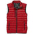 Branded Promotional FAIRVIEW LIGHT DOWN BODYWARMER in Red Bodywarmer From Concept Incentives.