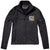 Branded Promotional MANI POWER FLEECE FULL ZIP JACKET in Black Solid Fleece From Concept Incentives.