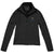 Branded Promotional MANI POWER FLEECE FULL ZIP LADIES JACKET in Black Solid Fleece From Concept Incentives.