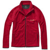 Branded Promotional BROSSARD MICRO FLEECE FULL ZIP JACKET in Red Fleece From Concept Incentives.