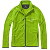 Branded Promotional BROSSARD MICRO FLEECE FULL ZIP JACKET in Apple Green Fleece From Concept Incentives.