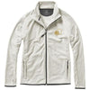 Branded Promotional BROSSARD MICRO FLEECE FULL ZIP JACKET in Pale Grey Fleece From Concept Incentives.