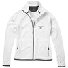 Branded Promotional BROSSARD MICRO FLEECE FULL ZIP LADIES JACKET in White Solid Fleece From Concept Incentives.