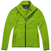 Branded Promotional BROSSARD MICRO FLEECE FULL ZIP LADIES JACKET in Apple Green Fleece From Concept Incentives.