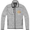 Branded Promotional TREMBLANT KNIT JACKET in Heather Grey Jacket From Concept Incentives.