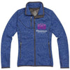 Branded Promotional TREMBLANT LADIES KNIT JACKET in Heather Blue Jacket From Concept Incentives.