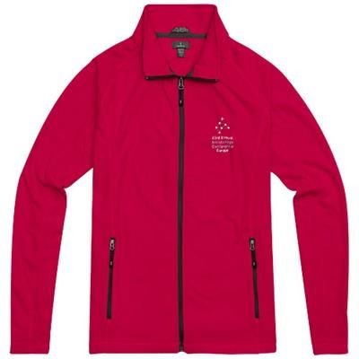 Branded Promotional RIXFORD POLYFLEECE FULL ZIP in Red Fleece From Concept Incentives.