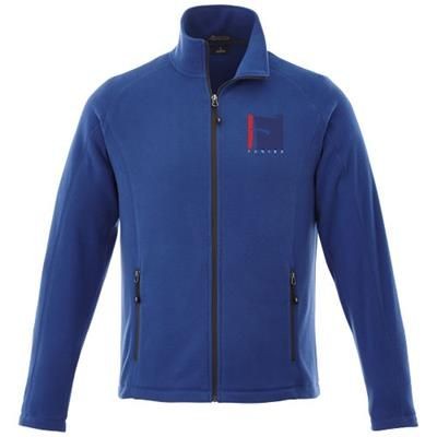 Branded Promotional RIXFORD POLYFLEECE FULL ZIP in Classic Royal Blue Fleece From Concept Incentives.