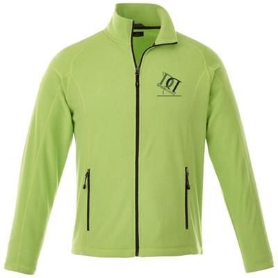 Branded Promotional RIXFORD POLYFLEECE FULL ZIP in Apple Green Fleece From Concept Incentives.