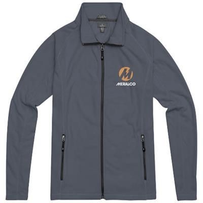 Branded Promotional RIXFORD POLYFLEECE FULL ZIP in Storm Grey Fleece From Concept Incentives.