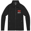 Branded Promotional RIXFORD POLYFLEECE FULL ZIP in Black Solid Fleece From Concept Incentives.