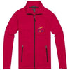 Branded Promotional RIXFORD LADIES POLYFLEECE FULL ZIP in Red Fleece From Concept Incentives.