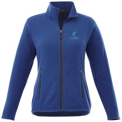 Branded Promotional RIXFORD LADIES POLYFLEECE FULL ZIP in Classic Royal Blue Fleece From Concept Incentives.