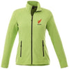 Branded Promotional RIXFORD LADIES POLYFLEECE FULL ZIP in Apple Green Fleece From Concept Incentives.