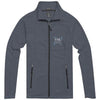 Branded Promotional RIXFORD LADIES POLYFLEECE FULL ZIP in Storm Grey Fleece From Concept Incentives.