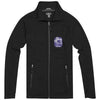 Branded Promotional RIXFORD LADIES POLYFLEECE FULL ZIP in Black Solid Fleece From Concept Incentives.