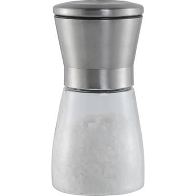 Branded Promotional STEEL AND GLASS SALT AND PEPPER MILLS Salt or Pepper Mill From Concept Incentives.