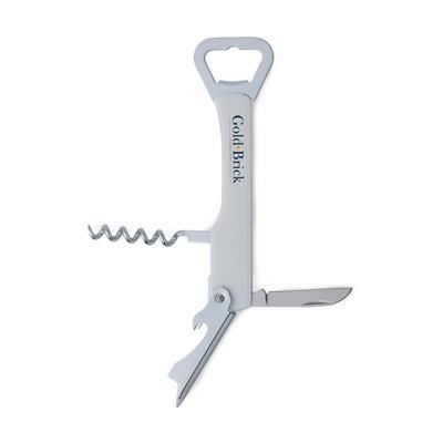 Branded Promotional BUTLER WAITERS FRIEND in White Bottle Opener From Concept Incentives.