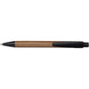 Branded Promotional BAMBOO BALL PEN in Natural & Black Pen From Concept Incentives.