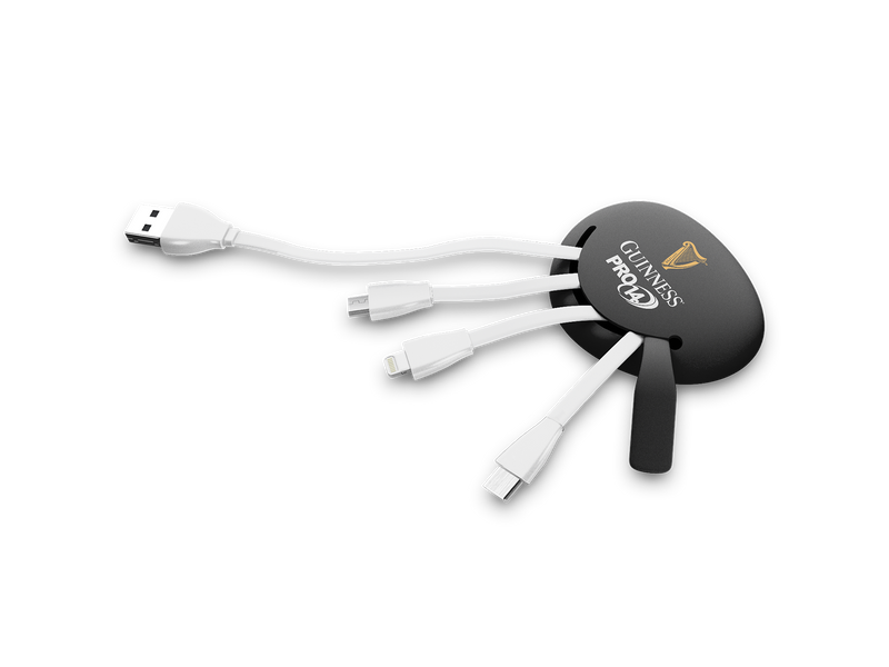 Branded Promotional MULTIPLE USB CHARGER CABLE Cable From Concept Incentives.