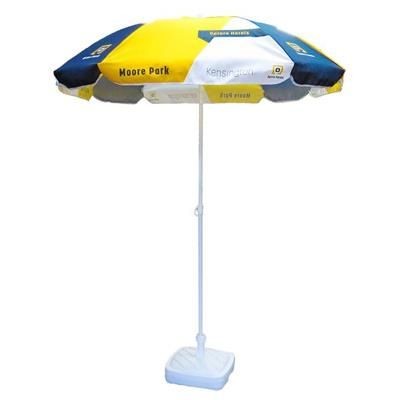 Branded Promotional SQUARE CLASSIC GARDEN PARASOL Parasol Umbrella From Concept Incentives.