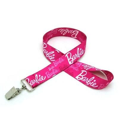 Branded Promotional 1 INCH DIGITAL SUBLIMATED LANYARD with Bulldog Clip Lanyard From Concept Incentives.