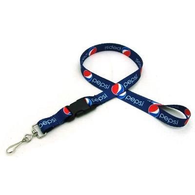 Branded Promotional 1 - 2 INCH DIGITAL SUBLIMATED LANYARD with Detachable Buckle Lanyard From Concept Incentives.