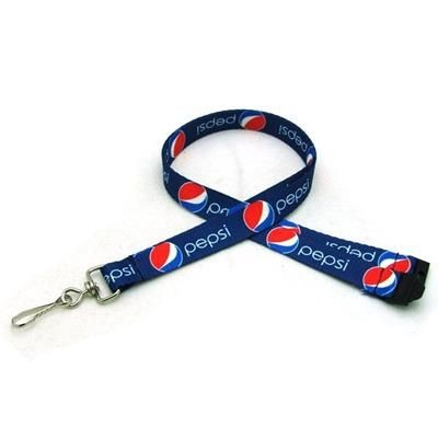 Branded Promotional 1 - 2 INCH DIGITAL SUBLIMATED LANYARD with Sew on Breakaway Lanyard From Concept Incentives.