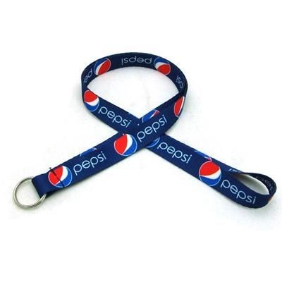 Branded Promotional 1 - 2 INCH DIGITAL SUBLIMATED LANYARD with Keyring Lanyard From Concept Incentives.