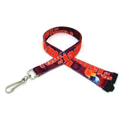 Branded Promotional 3 - 4 INCH DIGITAL SUBLIMATED LANYARD with Sew on Breakaway Lanyard From Concept Incentives.