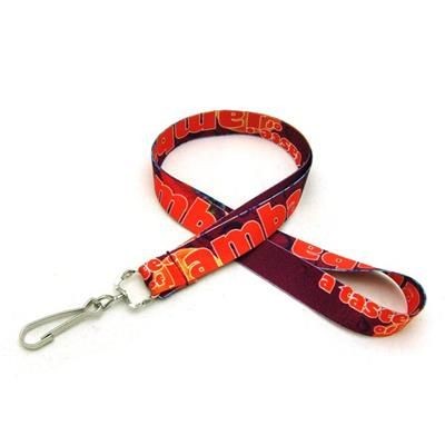 Branded Promotional 3 - 4 INCH DIGITAL SUBLIMATED LANYARD with J Hook Lanyard From Concept Incentives.