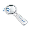 Branded Promotional LOUPELIGHT MAGNIFIER GLASS in Silver Magnifier From Concept Incentives.