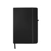 Branded Promotional EBONY BLACK NOTE BOOK in Black Notebook from Concept Incentives.